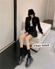 Real shot!  Bale leg artifact double layer velvet thickened pantyhose nude leggings