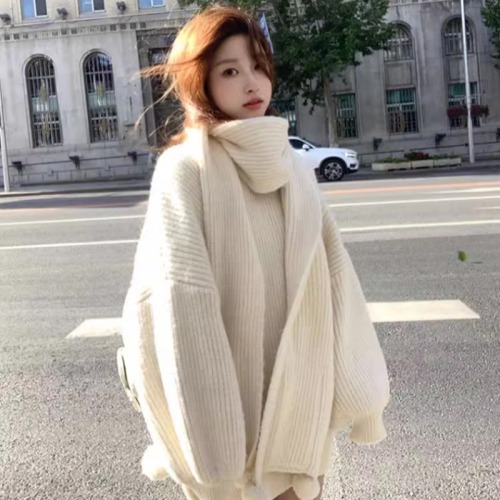 European and American Fashion Christmas Red Sweater Skirt Women's Autumn and Winter Mid-Length Year of the Zodiac Year Clothes Fashion Women's Clothing