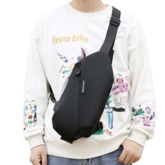 Japanese ins trendy brand retro casual men's and women's chest bag sports cycling crossbody bag men's bag shoulder bag dropshipping