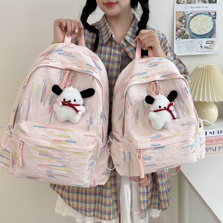 Korean style simple lines, trendy and cool student backpack, new casual backpack, short-distance travel bag, computer bag, dropshipping