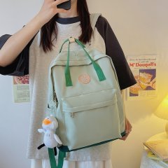 2024 new school bag for women, Japanese ins simple middle school student backpack Ruiying lightweight college student portable shoulder bag