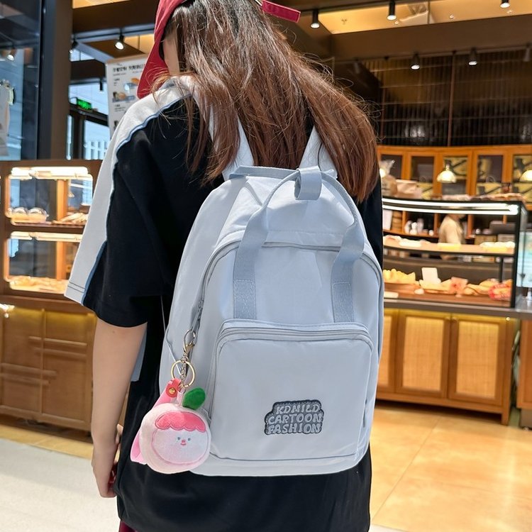 Japanese lightweight small schoolbag women's 2024 new simple Ruiying commuter college student backpack travel portable backpack
