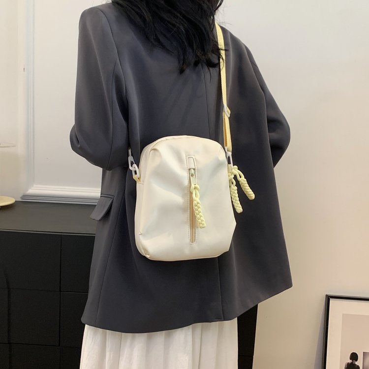 Cute little bag for women double-sided new girl student crossbody bag portable large capacity jk pain bag trendy soft girl transparent baby bag
