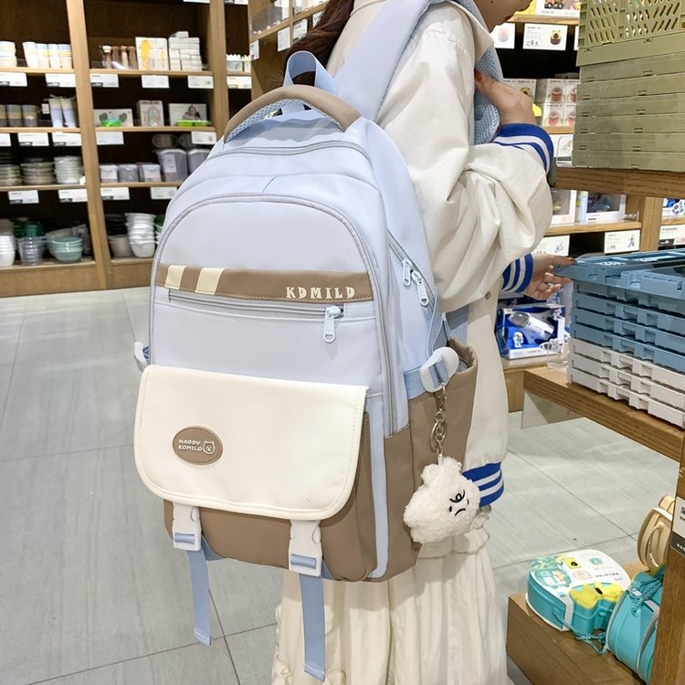Cute schoolbags for primary school girls from third to fifth and sixth grade, junior high school students, large-capacity backpacks, high-value ins backpacks