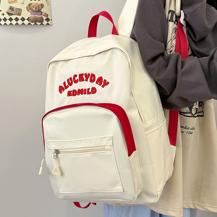 Japanese ins style niche high-looking schoolbag female high school junior high school girl college student backpack travel lightweight backpack