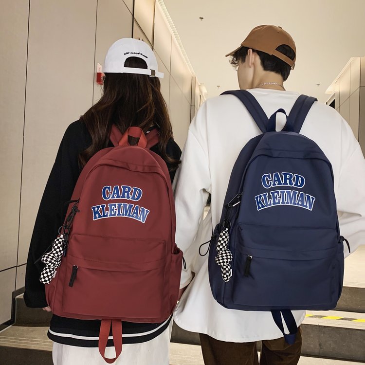 Forest style middle school student schoolbag Korean version high school birthday style backpack large capacity backpack male junior high school student ins style