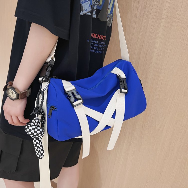 New Large Capacity Men's Workwear Outdoor Gym Bag Unisex Versatile Shoulder Bag Couple Sports Backpack Messenger Bag Women