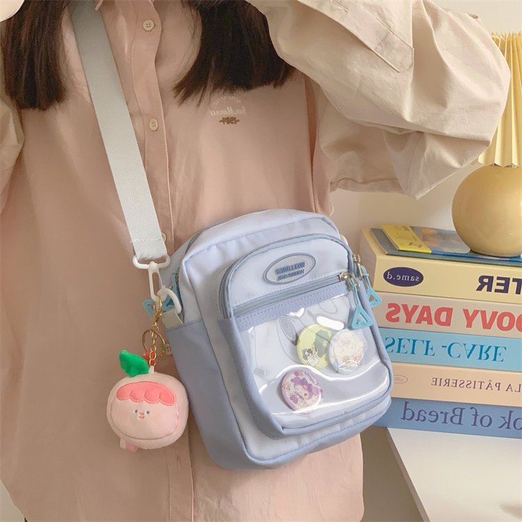 Cute Japanese ins bar bag, two-dimensional mobile phone bag, girl's casual versatile bag, crossbody bag for women
