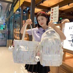 Schoolbags for women, versatile and burden-reducing schoolbags, ins, Japanese junior high school and high school college student schoolbags, backpacks, portable shoulder bags