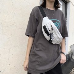 Chest bag for women ins super popular Japanese style Harajuku style Korean style versatile crossbody bag for men and women large capacity fanny pack for female students