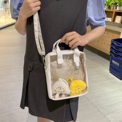 Japanese ins two-dimensional comic exhibition 20cm cotton doll bag painful bag soft girl crossbody bag cartoon small bag female cute