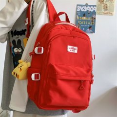 Cream color girl schoolbag Japanese ins college style college student backpack female casual versatile high school backpack