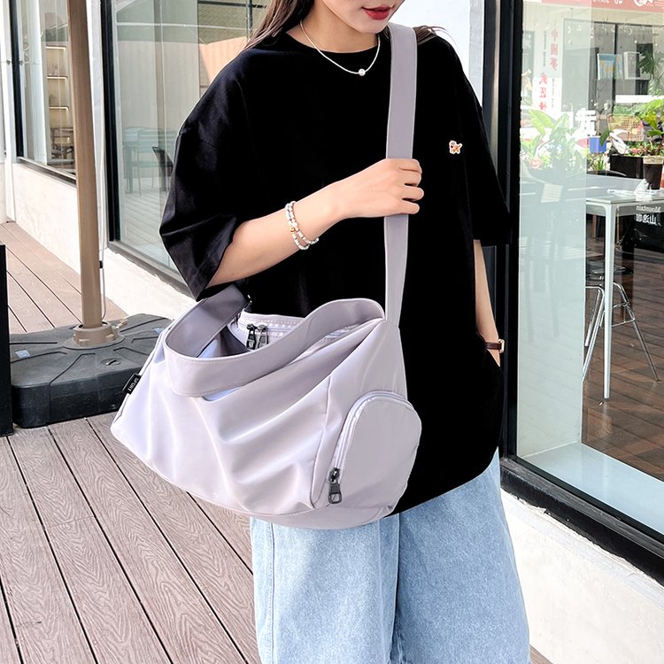 Minimalist style travel bag for women ins new large capacity swimming fitness bag training bag lazy style student class bag
