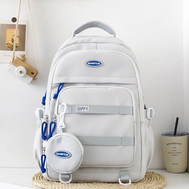 Student schoolbag female Korean style high school student junior high school student large capacity backpack Japanese style high-looking simple backpack male
