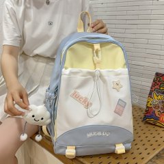 Cute high-looking cartoon schoolbag for girls, junior high school girls and high school students backpack, Japanese style ins style campus backpack