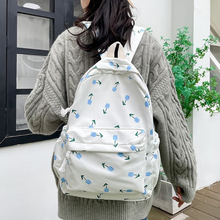 School bag middle school student junior high school birthday high school girl Korean backpack ins Harajuku style niche design backpack