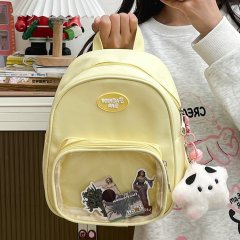 Japanese ins mini transparent bar cake cake pain bag 10cm baby bag ins comic exhibition backpack college student backpack female