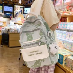 Japanese college style schoolbag female ins style cute casual junior high school student high school student backpack large capacity backpack