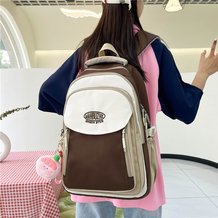 Japanese college style high school student large capacity schoolbag female high-looking casual versatile college student computer backpack