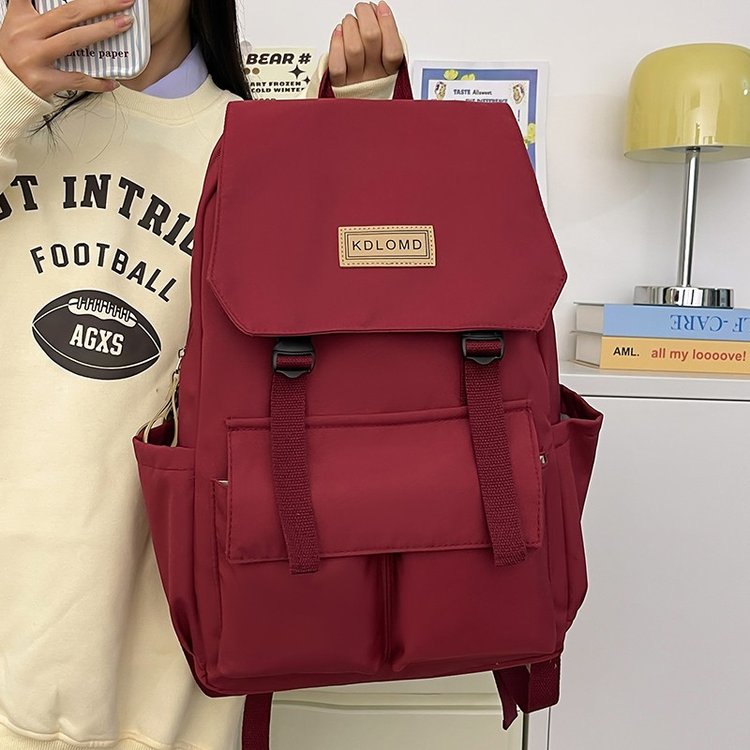 Junior high school student backpack male Japanese style Harajuku ins high school student backpack Ruiying sense niche trendy brand college student school bag