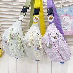 Crossbody bag for women trendy chest bag for girls sports shoulder bag for mobile phone ins small shoulder bag backpack waist bag new style