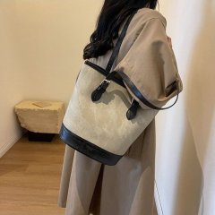 Autumn and winter retro armpit bag for women, new trendy and fashionable Korean tote bag, versatile large-capacity bucket bag