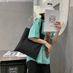 Wholesale blank color portable canvas bag shopping environmentally friendly handbag ins high-end spot shoulder canvas bag