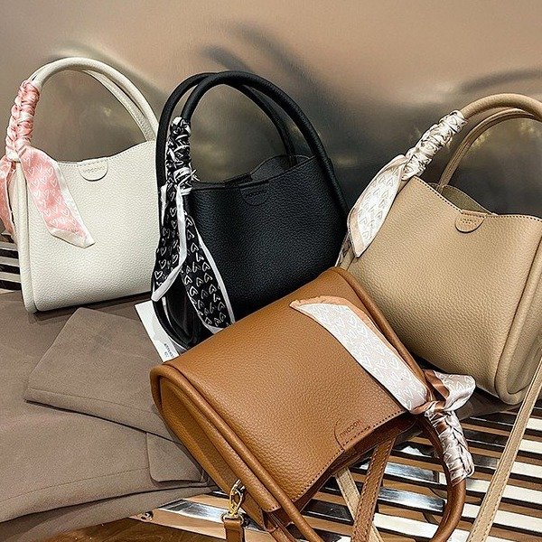 2024 early spring new high-end retro bucket bag women's bag niche commuter handbag fashion single shoulder crossbody bag