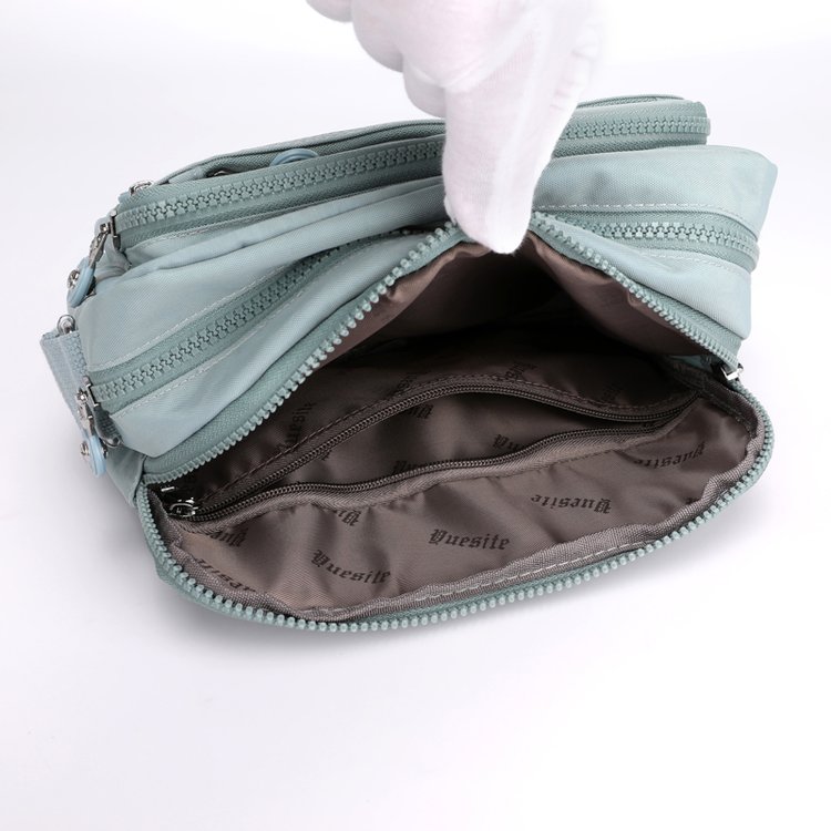 Yuest nylon cloth bag spring new crossbody women's bag large capacity multi-compartment trendy mother shoulder bag