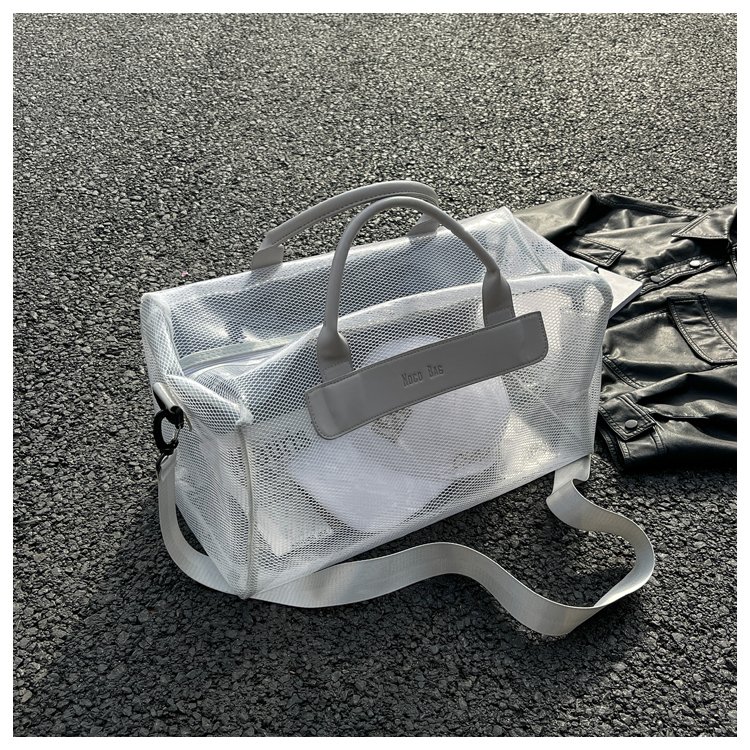 Summer travel bag large capacity luggage bag jelly torui camp shoulder crossbody portable travel fitness training swimming