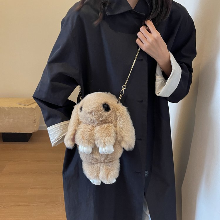 2024 New Cute Rabbit Bags Cute Ladies and Children Rabbit Bags Wholesale One Shoulder Crossbody Trendy Bags