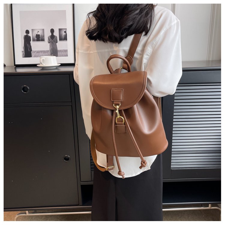 Large-capacity bag women's bag new summer backpack student school bag women's travel texture small backpack