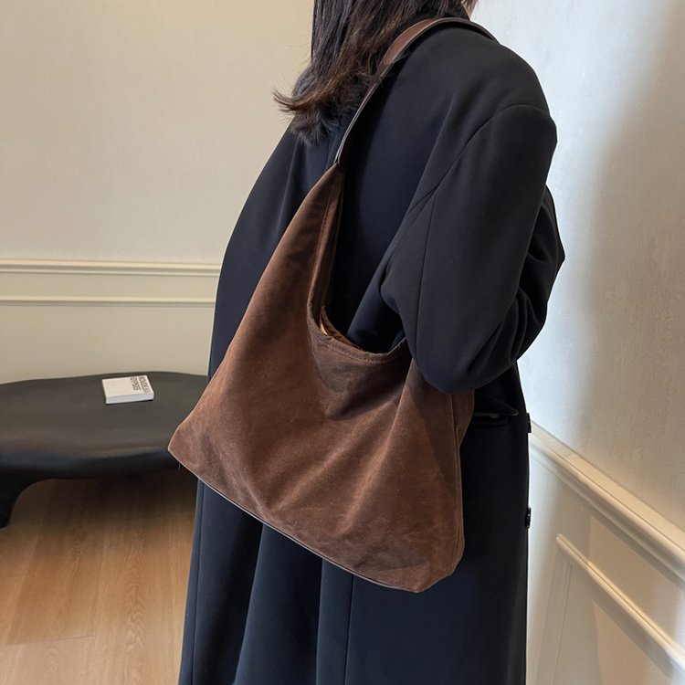Retro simple mother-in-law bag for women foreign trade new high-end versatile large capacity women's shoulder bag versatile tote bag