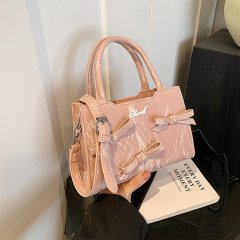 Korean ins fashion handbag women's new simple high-end small square bag 2024 niche cross-body shoulder bag