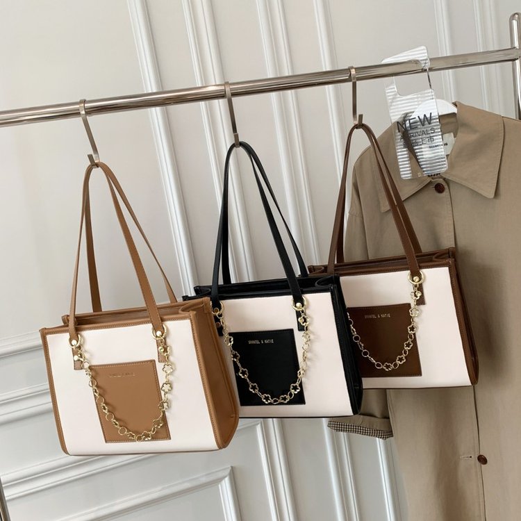 Large-capacity bag women's new trendy ins niche shoulder bag high-end foreign fashion commuter tote bag
