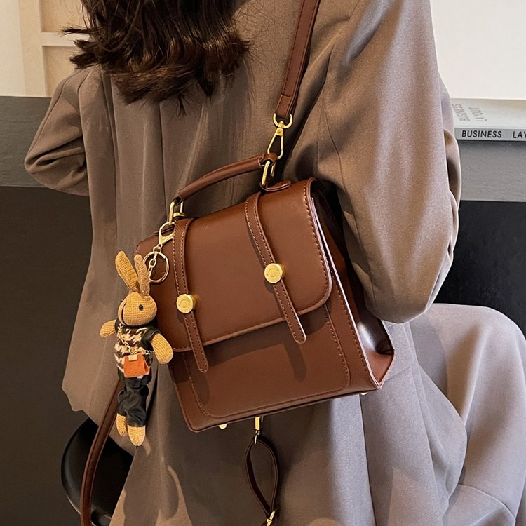 Backpack women's backpack niche design bag 2024 new fashion student fashion multi-purpose portable college style school bag