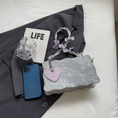 Bags for women 2024 summer new Korean style fashion simple armpit bag niche style ins bow shoulder bag