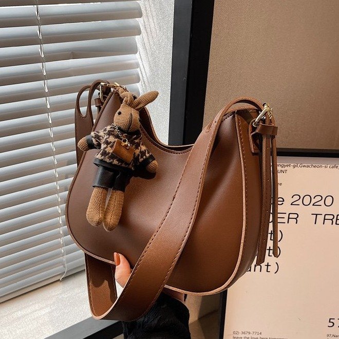 Popular bags for women 2024 new fashion texture shoulder bag large capacity retro ladies crossbody bag dropshipping