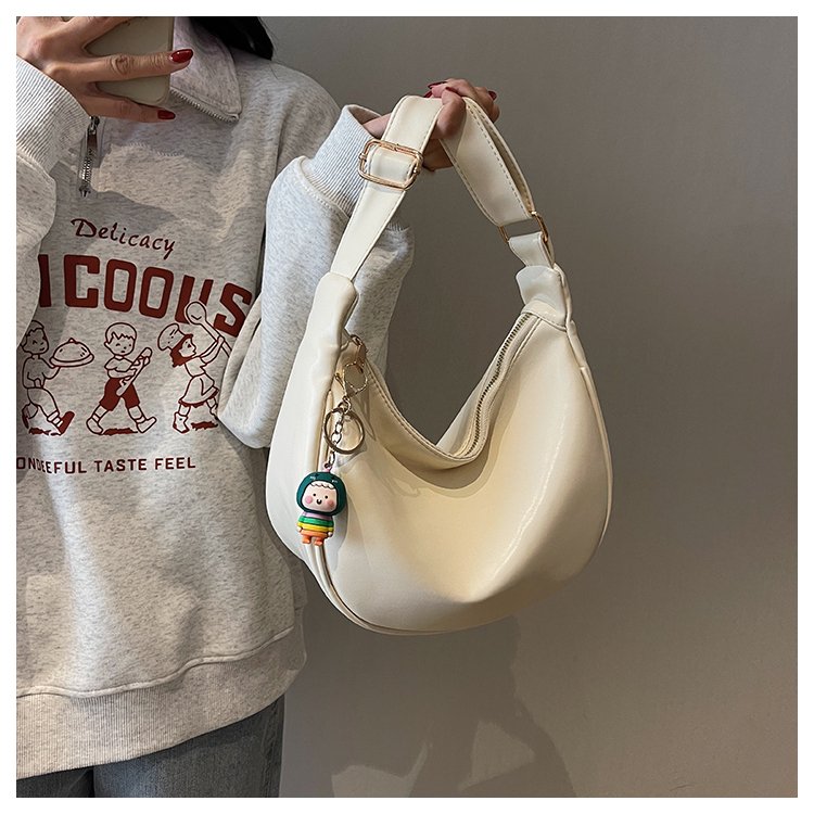 Fashionable and textured large-capacity bag for women new summer versatile shoulder crossbody bag for women commuting dumpling bag