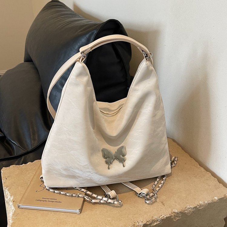 Tote bag for women 2024 new large-capacity commuter backpack versatile chain shoulder bag high-end backpack