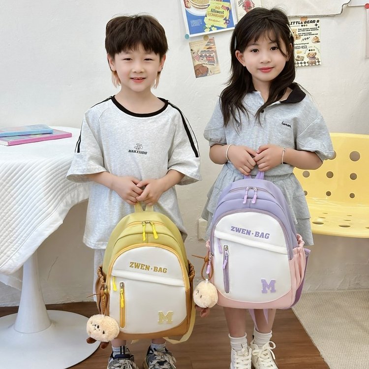 Backpack, primary school student school bag, girl's spring outing and study mini backpack, cute outing travel supplementary school bag