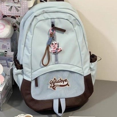 Cross-border niche schoolbag girl's birthday style cute large-capacity college student backpack lightweight junior high school student backpack