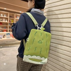 Crossbody bag, sweet shoulder bag, new Korean style small bitter gourd dual-purpose student class bag, shoulder fashion backpack