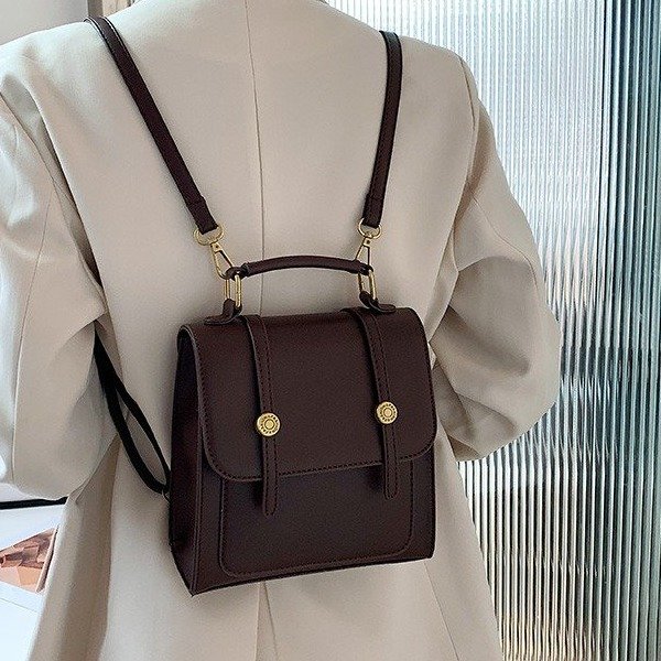Retro buckle shoulder cross-body Oxford bag women's new versatile commuter student three-way carrying trendy travel bag