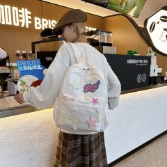 Japanese ins style soft girl cute girl backpack small size college student lightweight mommy bag backpack small school bag for women