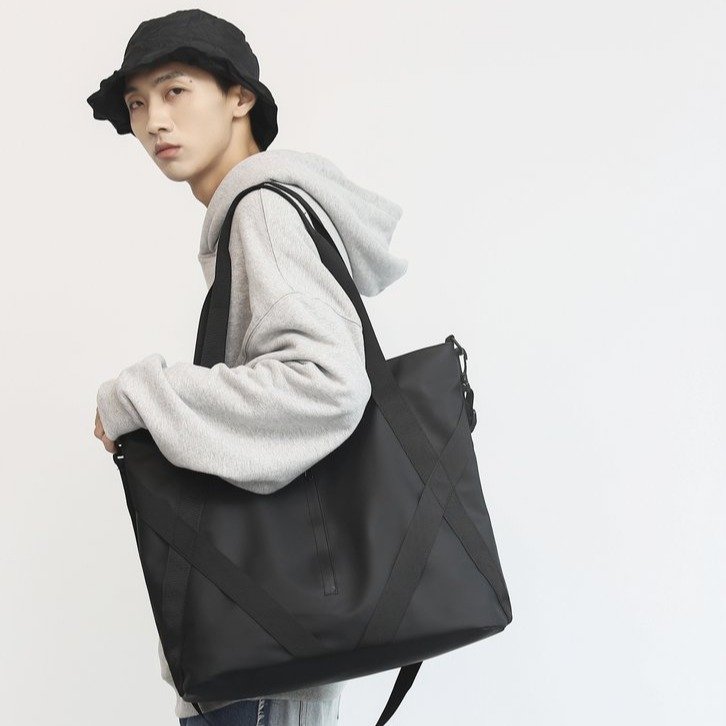 Trendy crossbody bag, couple shoulder bag, Japanese messenger bag, men's trendy workwear backpack, functional shoulder bag
