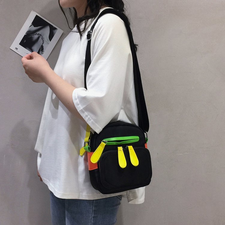 Casual small bag for women, new Korean version, wide-band, versatile small square bag, summer fashion, single shoulder crossbody bag