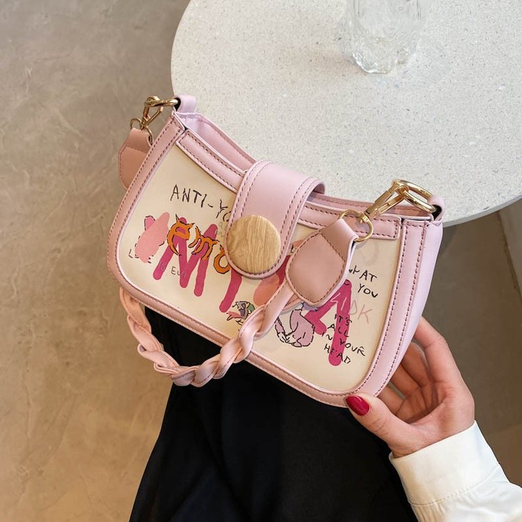 Small bag women's bag new high-end texture niche design crossbody bag cute one-shoulder armpit bag