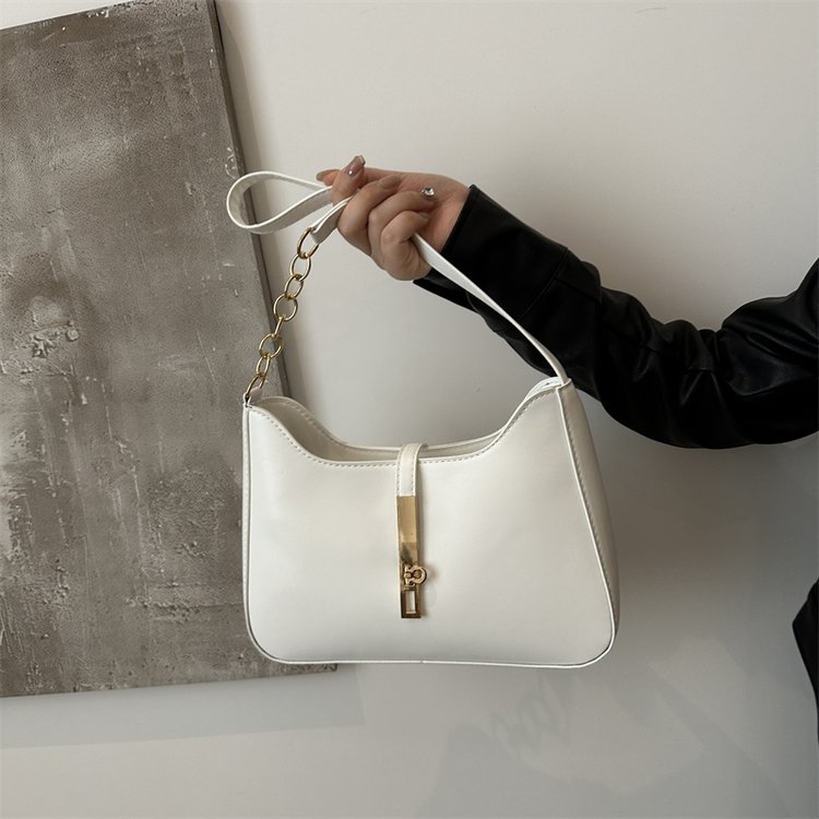 Popular niche design small bag for women 2023 new trendy solid color crossbody bag fashionable shoulder bag armpit bag