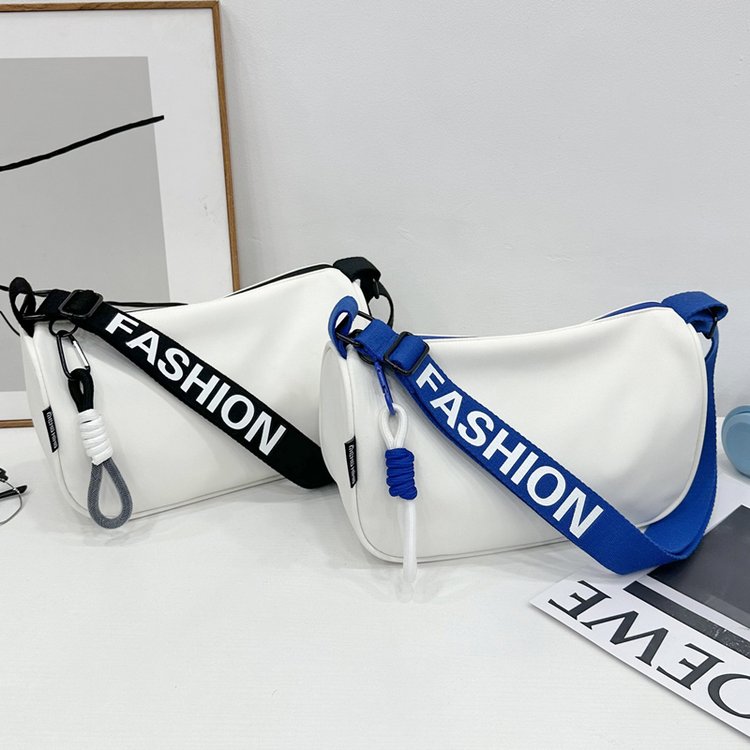 Canvas bag for women 2024 new fashion commuter armpit shoulder bag sports pillow bag casual versatile crossbody bag